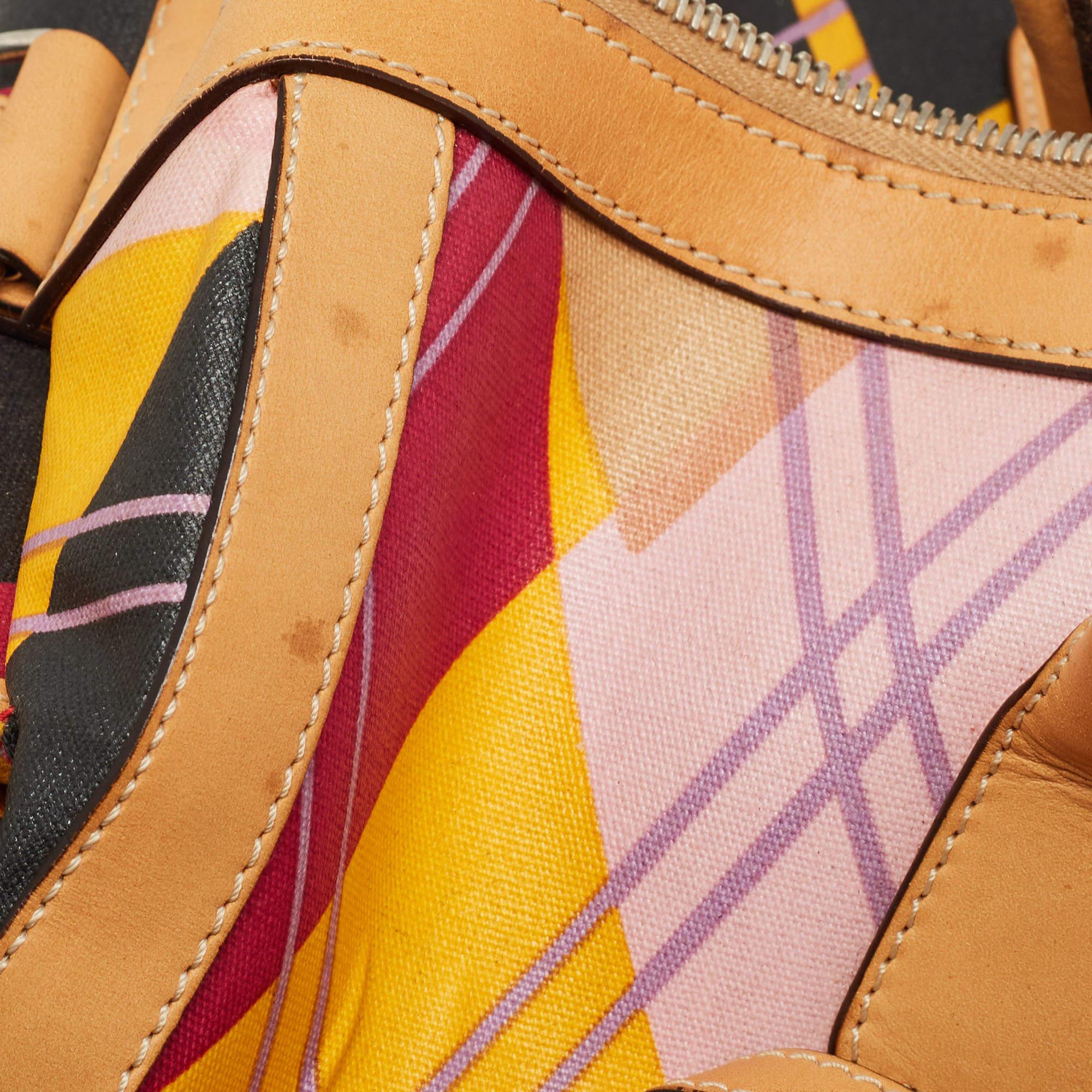 Dior Argyle-Tasche aus bedrucktem, beschichtetem Segeltuch und Leder, mehrfarbig bedruckt im Angebot 6