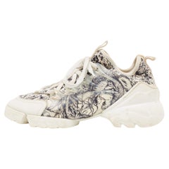 Dior Mehrfarbige D-Connect Turnschuhe aus PVC und Stoff Größe 36,5
