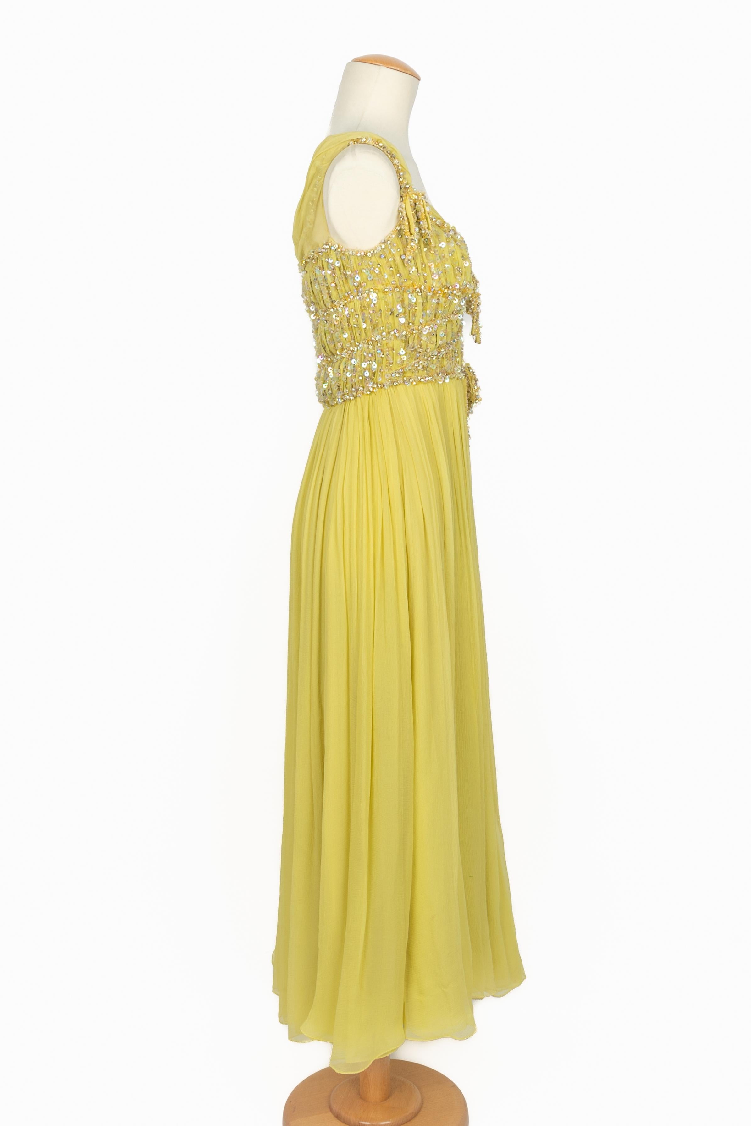 Robe en mousseline Dior Croisière 2011 Pour femmes en vente