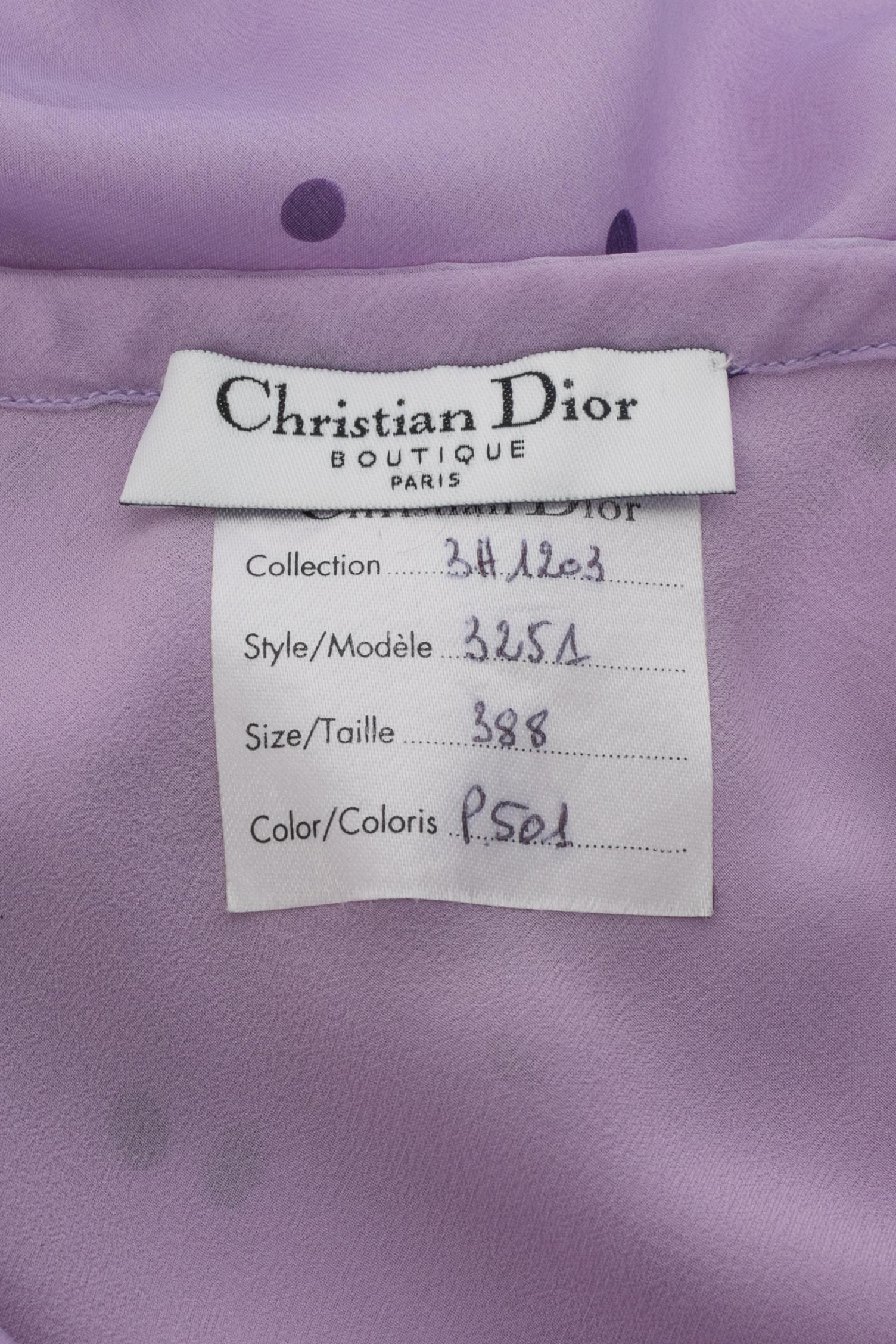 Jupe en mousseline Dior 2003 en vente 2