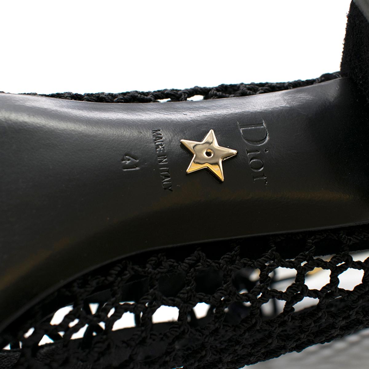 Dior Naughtily-D 3cm Mesh Ankle Boot 41 2
