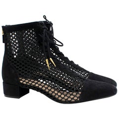 Dior Naughtily-D 3cm Mesh-Stiefelettenstiefeletten 41