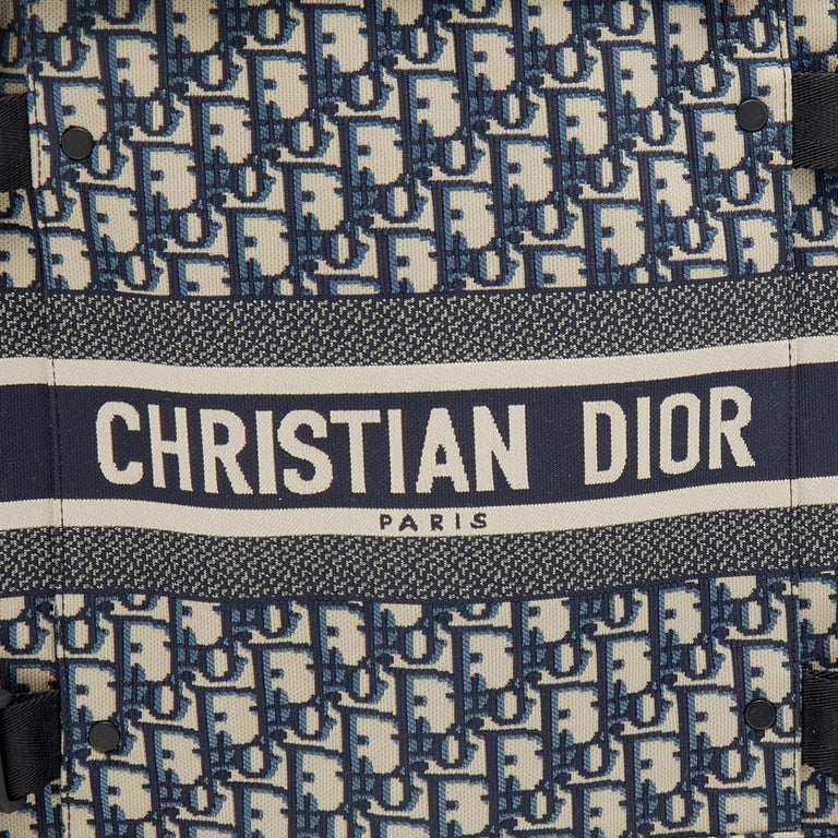 Shop Christian Dior DIOR OBLIQUE SUITCASE DIORTRAVEL SMALL Blue