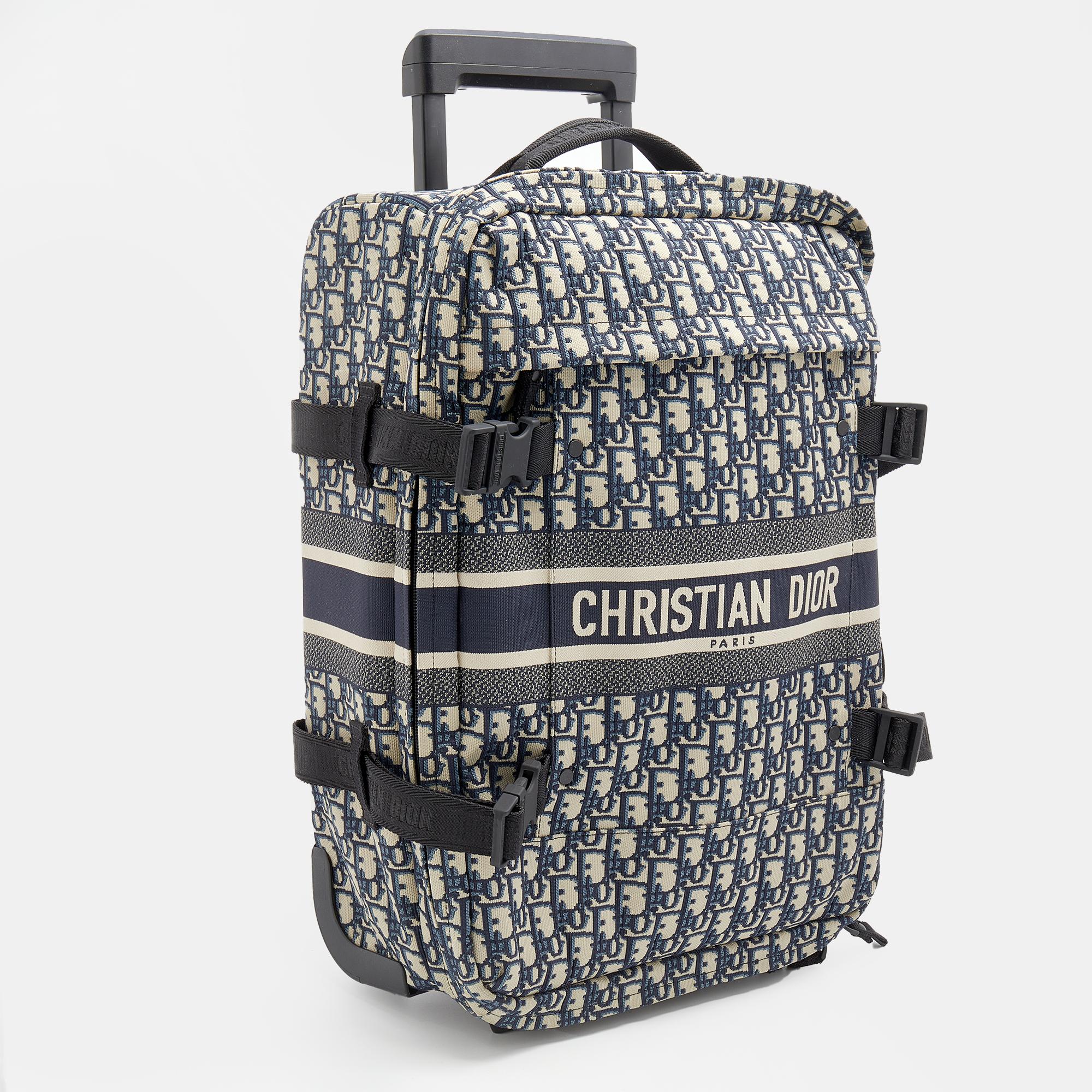 dior travel suitcase