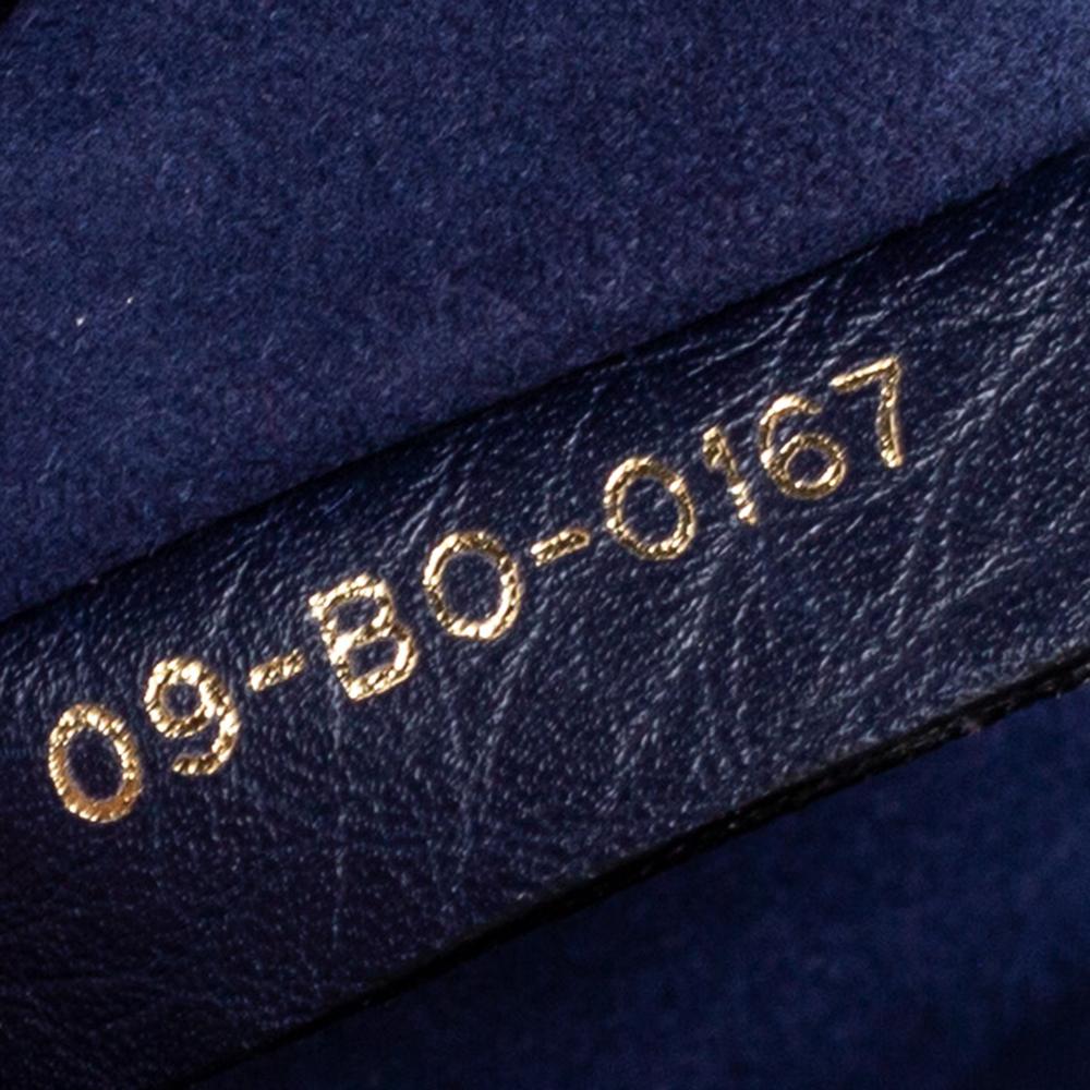 Dior Navy Blue Cannage Leather Medium Diorama Shoulder Bag 1