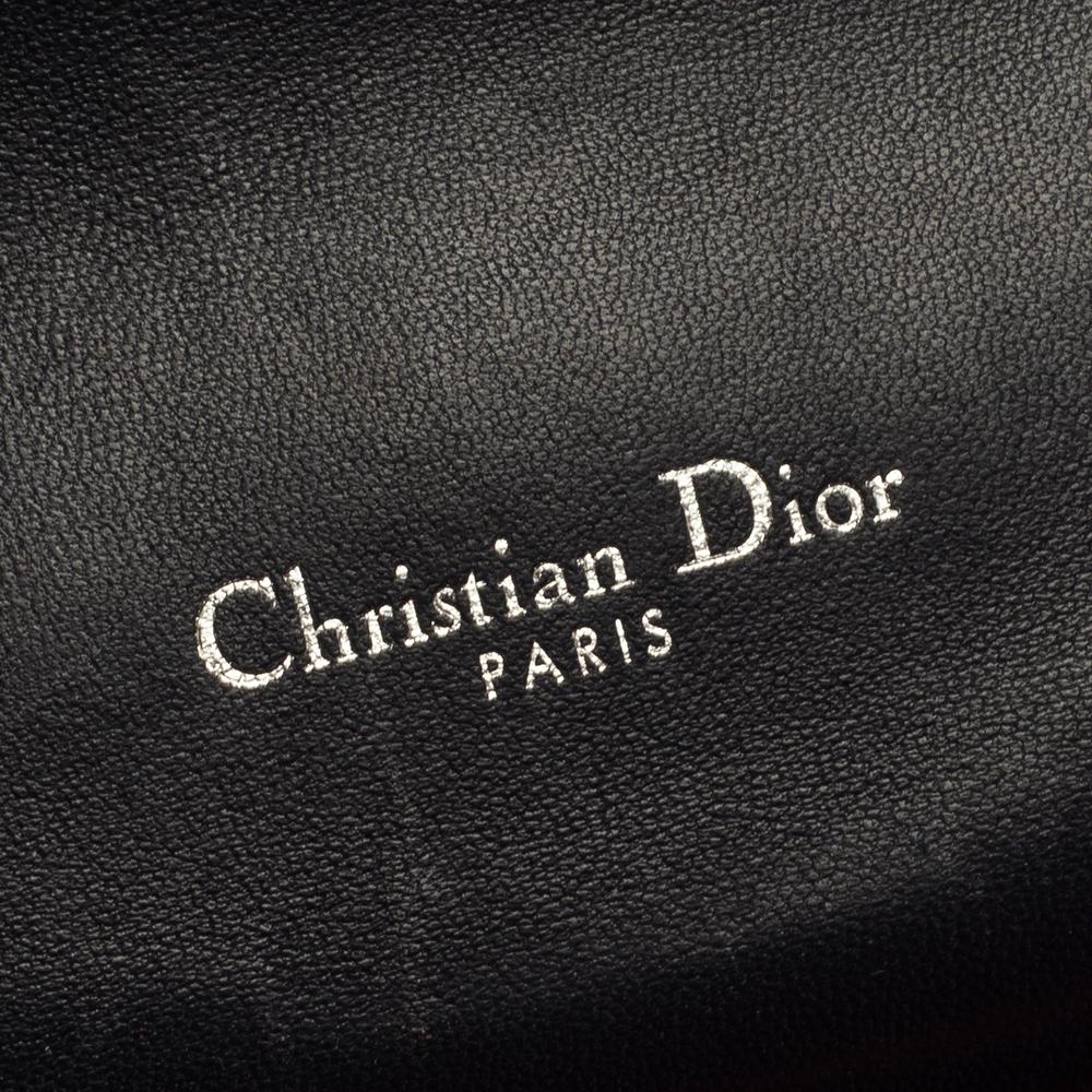 Dior Navy Blue Cannage Leather Medium Miss Dior Flap Bag 6