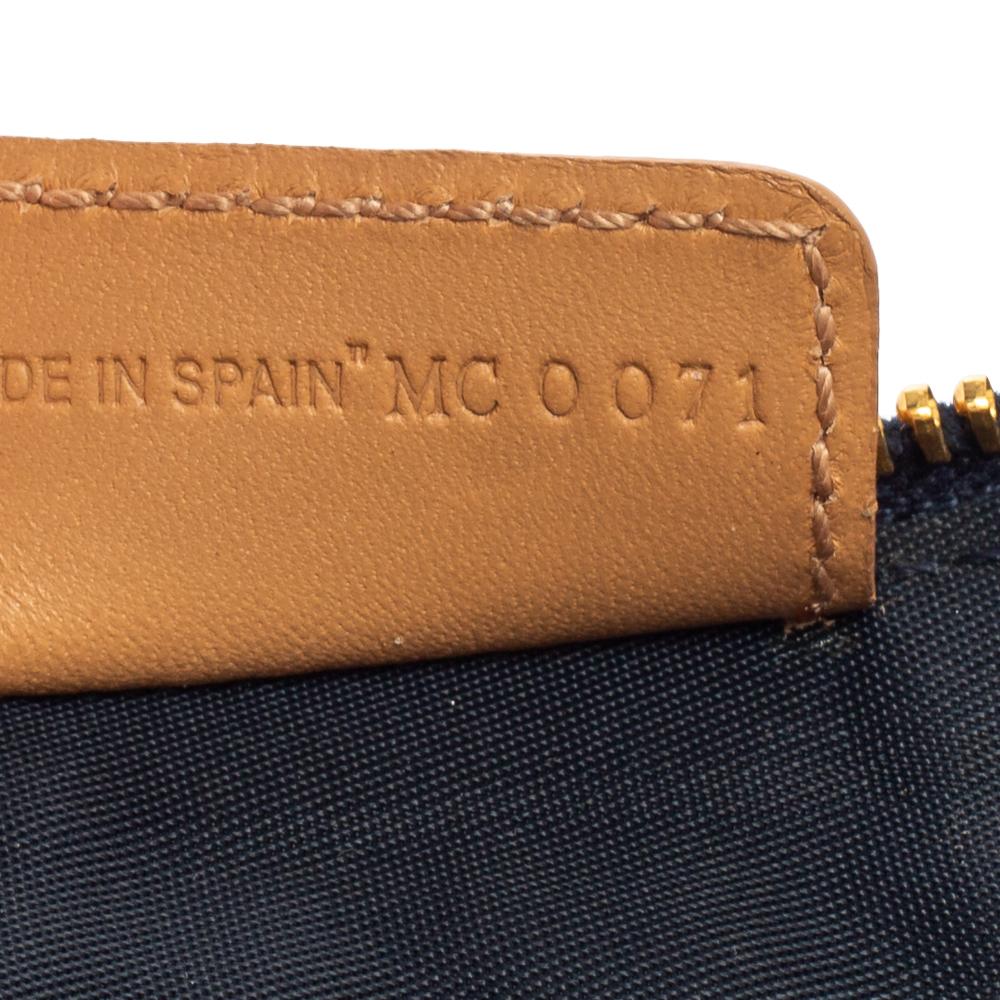 Dior Navy Blue Denim Saddle Pochette Bag 4