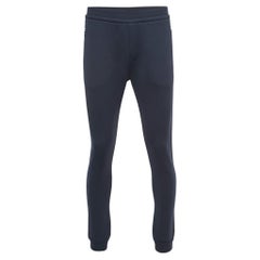Used Dior Navy Blue Jersey Jogger Pants M