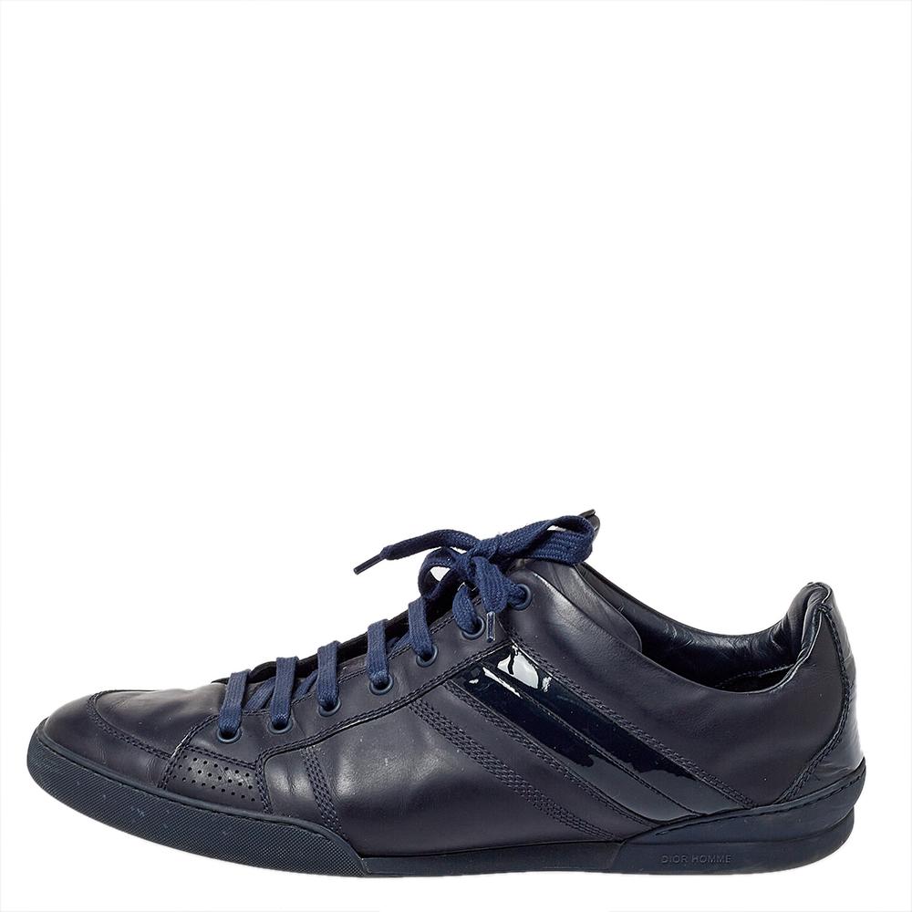 navy dior sneakers