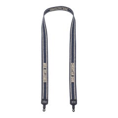 Dior Navy Blue Logo Embroidered Sunglasses Strap