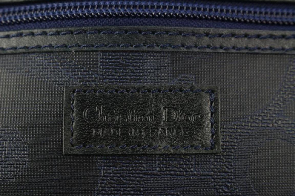 Dior Navy Blue Monogram Trotter Boston Bag 812da5 For Sale 3