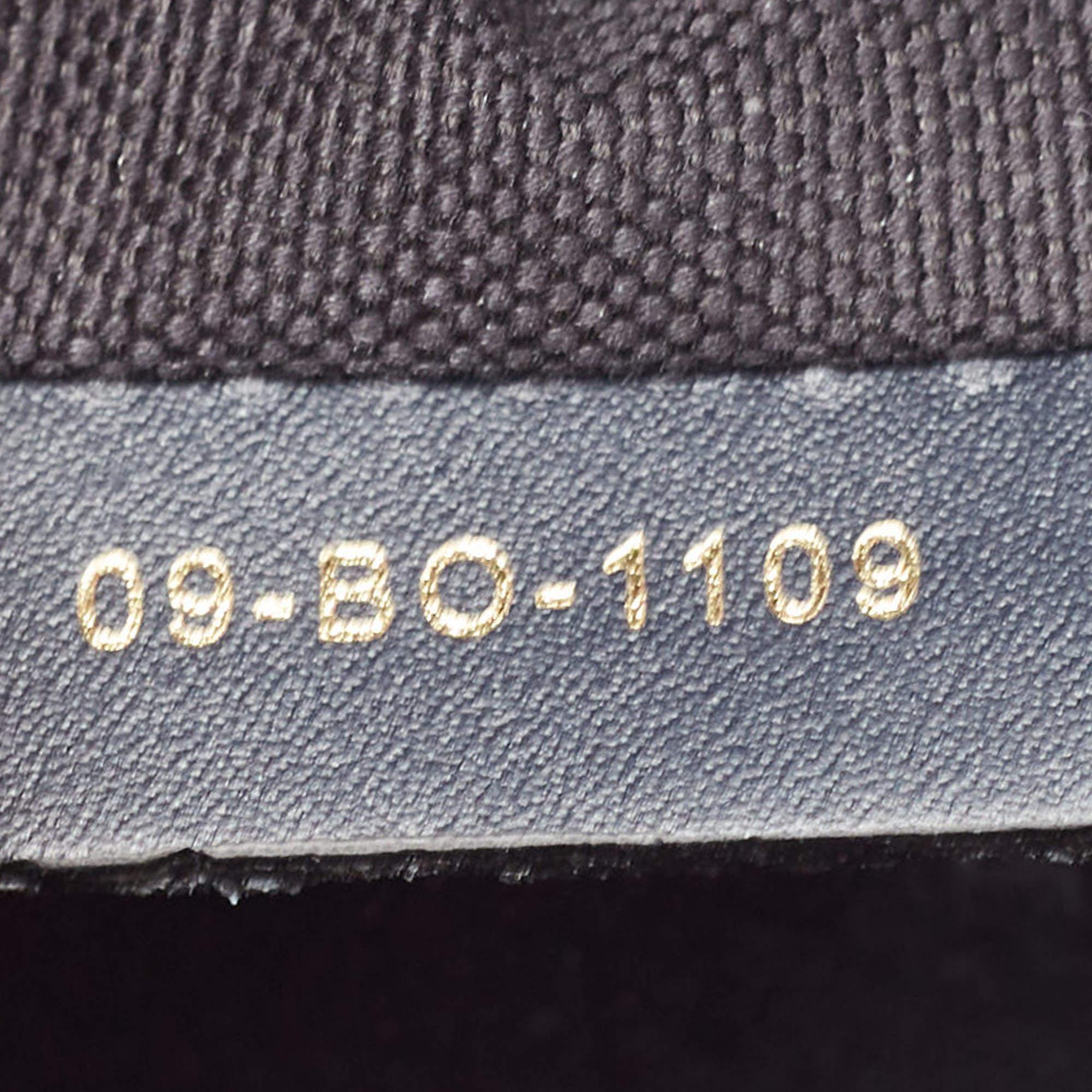 Dior Navy Blue Oblique Canvas and Leather 30 Montaigne Shoulder Bag 4