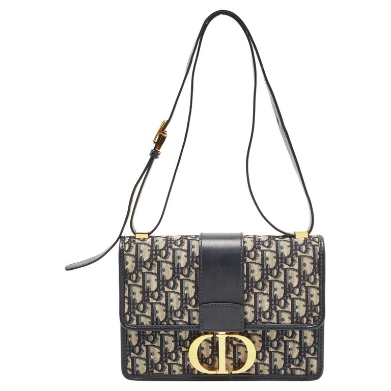 Dior Grey Ultramatte Leather Monogram 30 Montaigne Shoulder Bag at 1stDibs