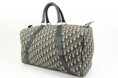 Dior Navy Monogram Trotter Boston Duffle Bag 44d99