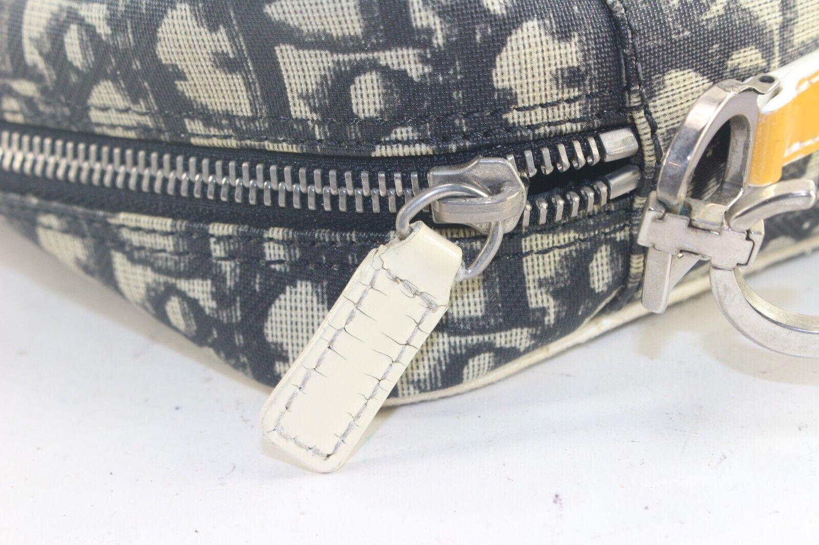 Gray Dior Navy Monogram Trotter Camera Bag Crossbody No. 2 1DD829K For Sale