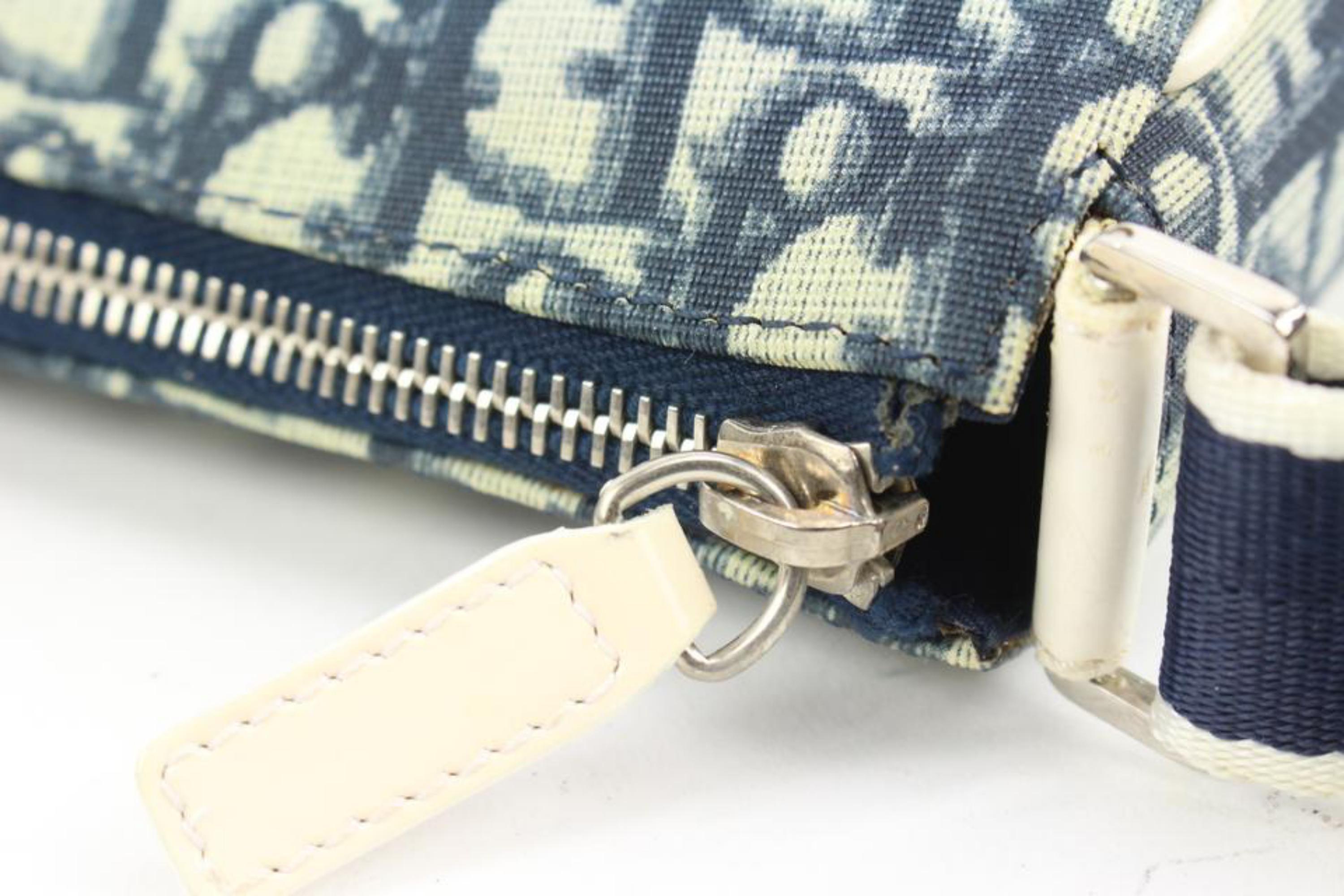 Dior Navy Monogram Trotter No.1 Messenger Bag Crossbody 5d131s 2