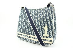 Dior Navy Monogram Trotter No.1 Messenger Bag Crossbody 5d131s