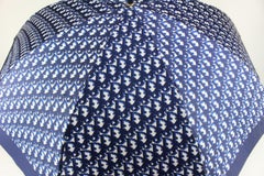 Dior Navy Monogram Trotter Umbrella 1D111