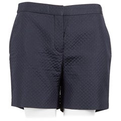 Pantaloncini Dior Navy con motivo trapuntato, taglia M.