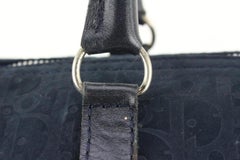 Dior Navy Suede Trotter Boston Bag 17d720s