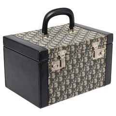 Dior Marineblaue Waschtischtasche, 1970er-Jahre