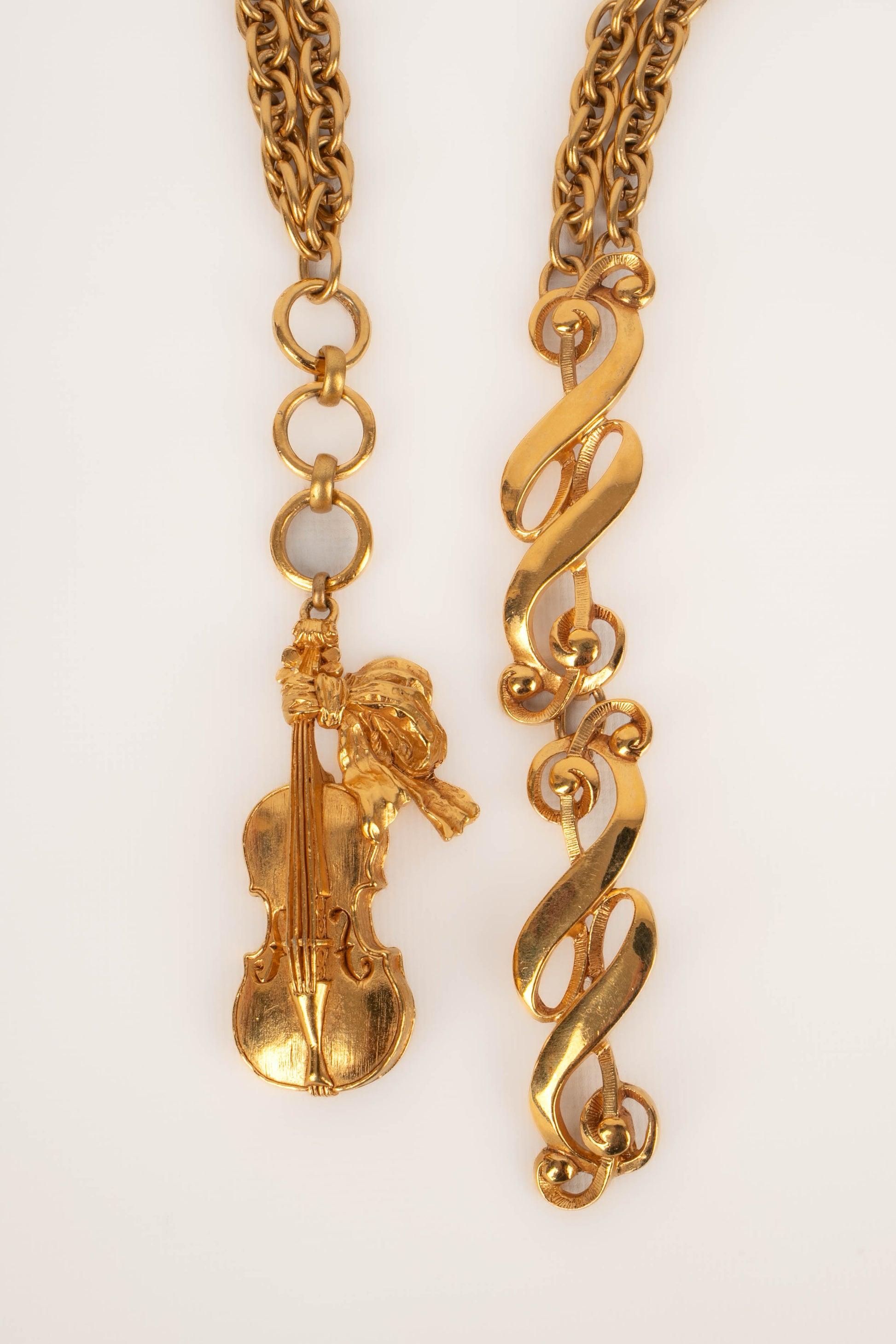 Dior Collier / ceinture avec grands maillons tenant des breloques Pour femmes en vente