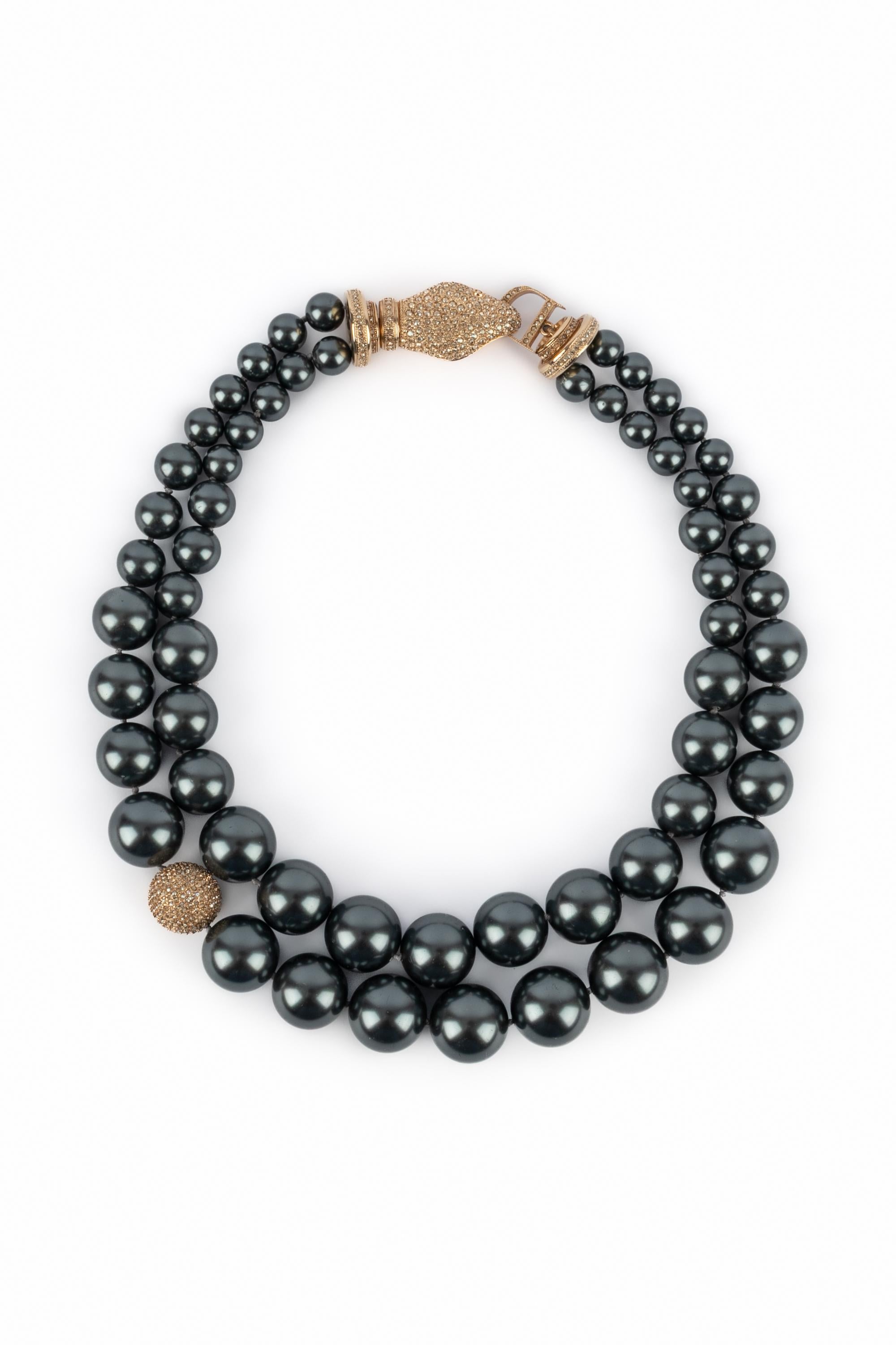 Collier Dior 'snake' (serpent) Excellent état - En vente à SAINT-OUEN-SUR-SEINE, FR