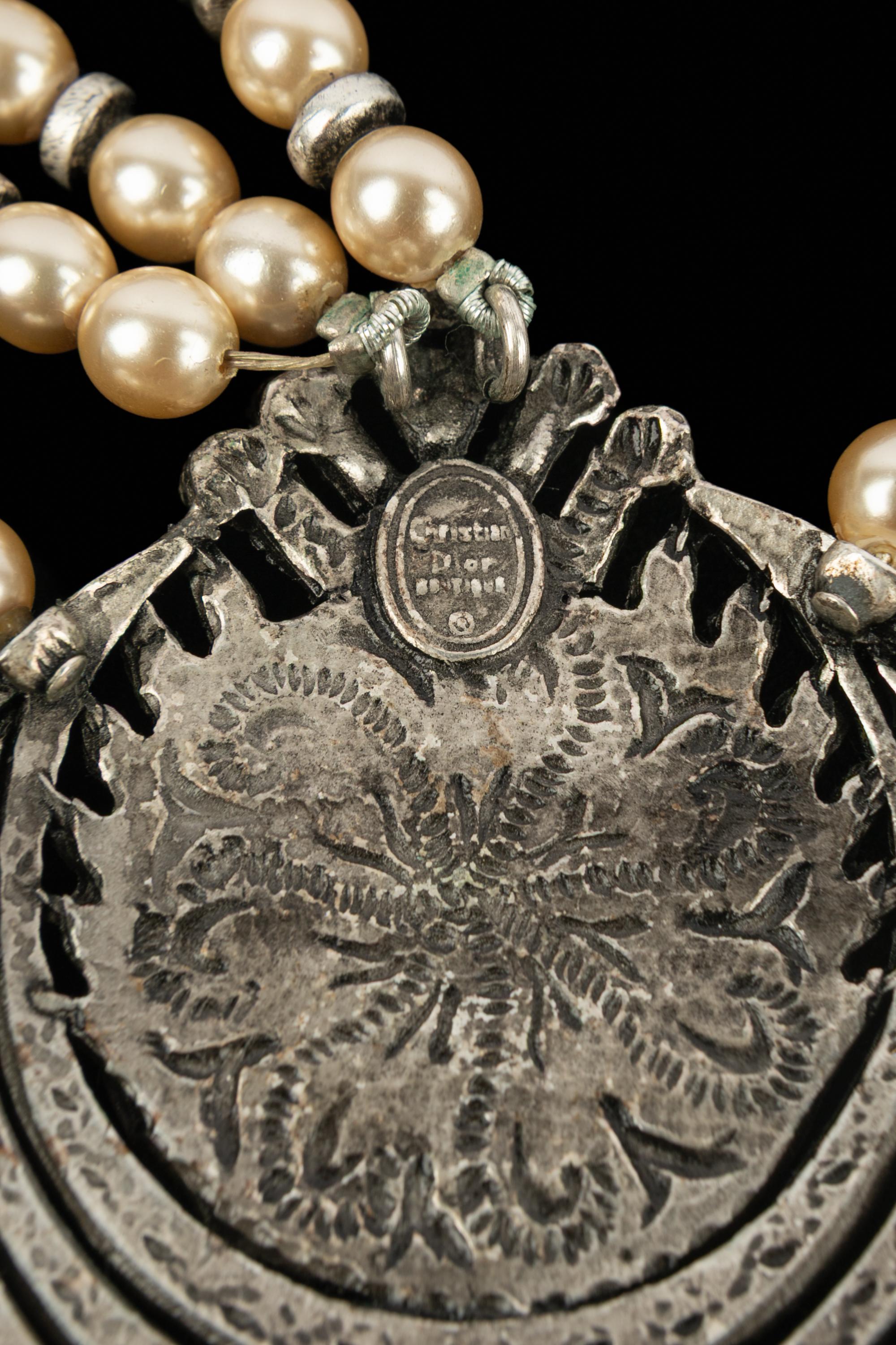 Collier Dior printemps-été 1998 en vente 15