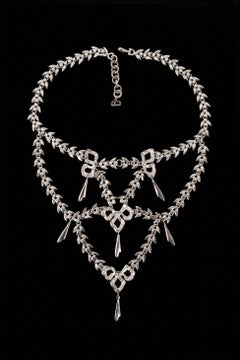 Dior Halskette Frühjahr mit Swarovski-Strasssteinen, 2001