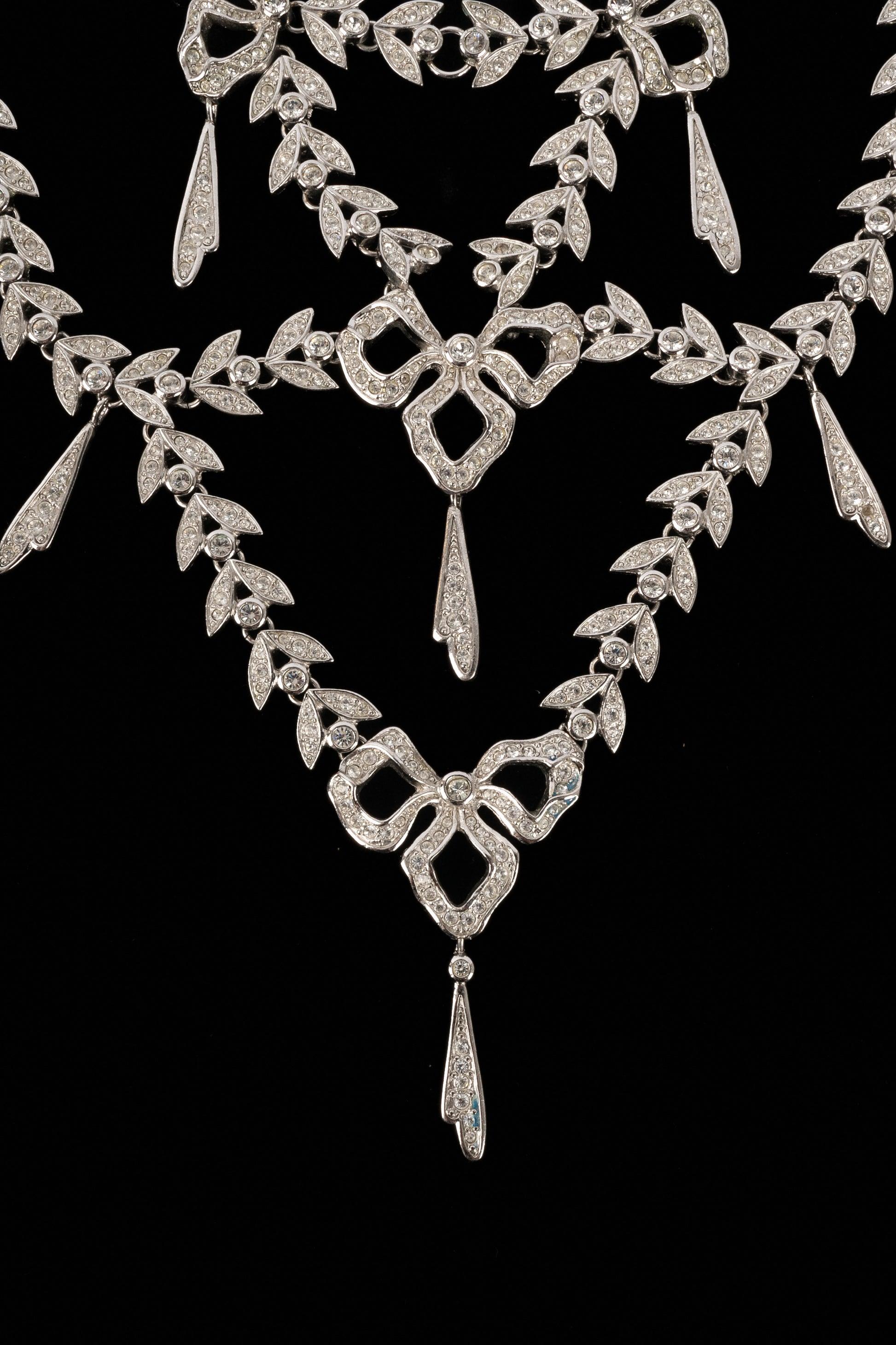 Dior Necklace Spring with Swarovski Rhinestones, 2001 For Sale 1
