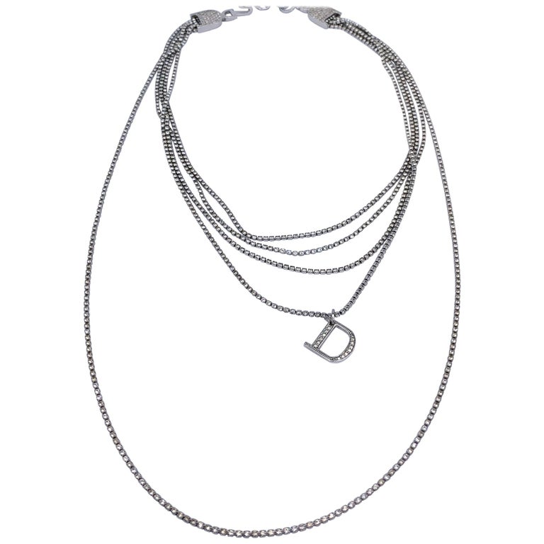 CHRISTIAN DIOR Necklace Vintage 2000s at 1stDibs