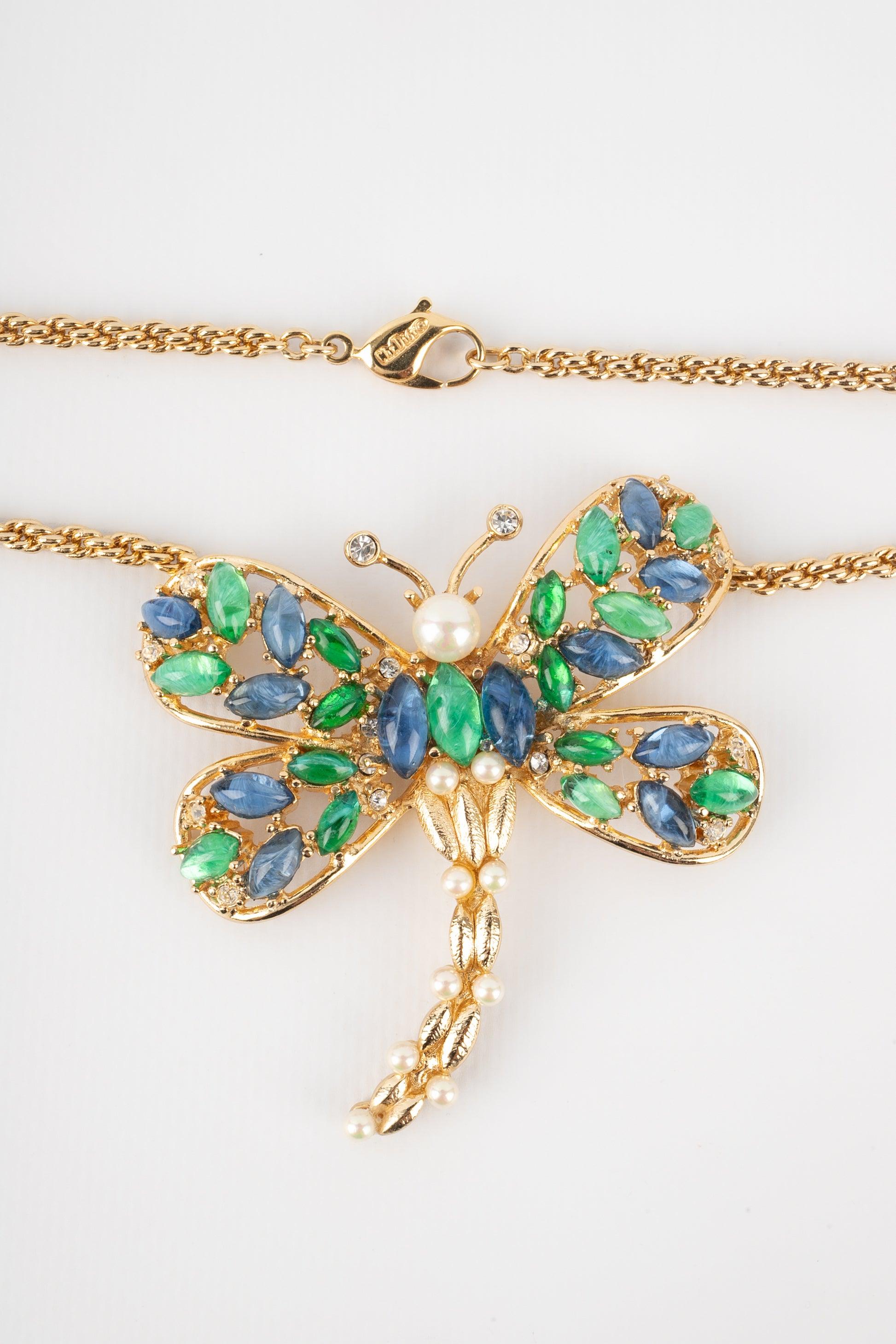dior butterfly jewelry