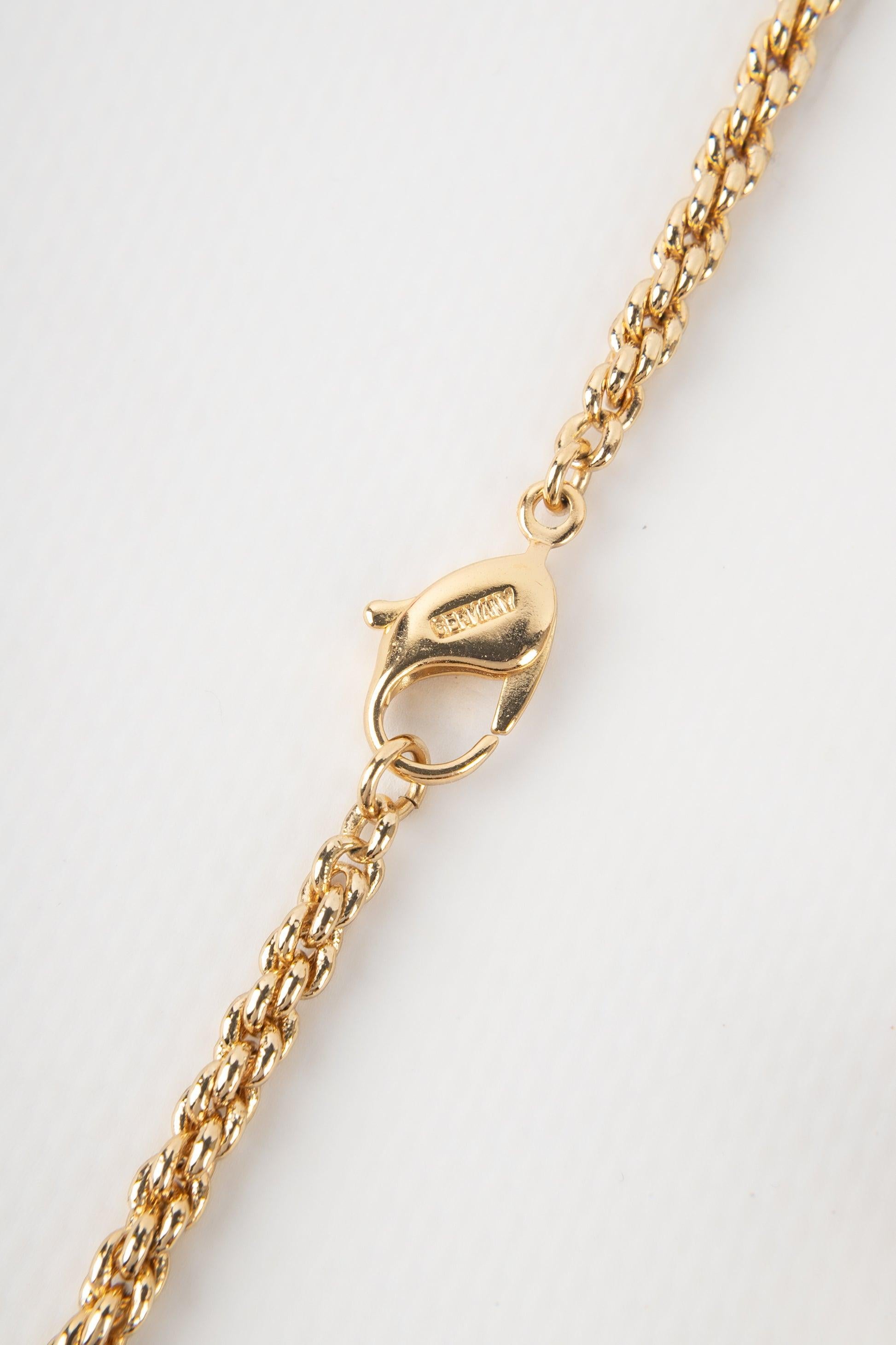 Dior Necklace with Butterfly Pendant 1