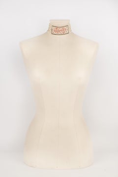 Dior Necklace with Tiny Glass Pearls, 2000s