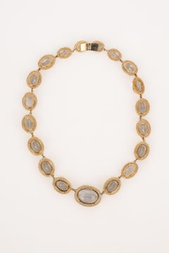 Dior Necklace with Transparent Cabochons, 1961