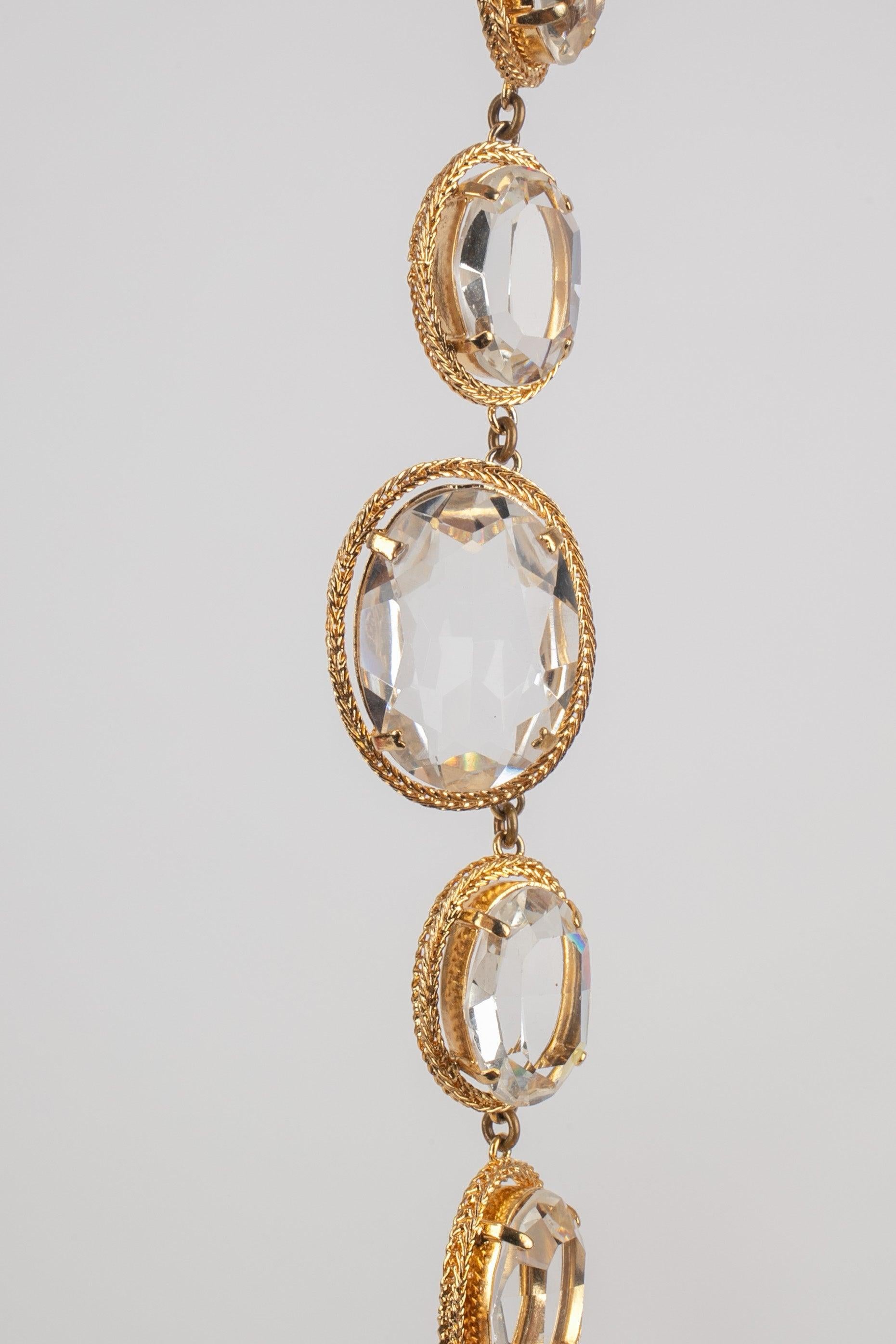 Donna Collana Dior con cabochon trasparenti, 1961 in vendita