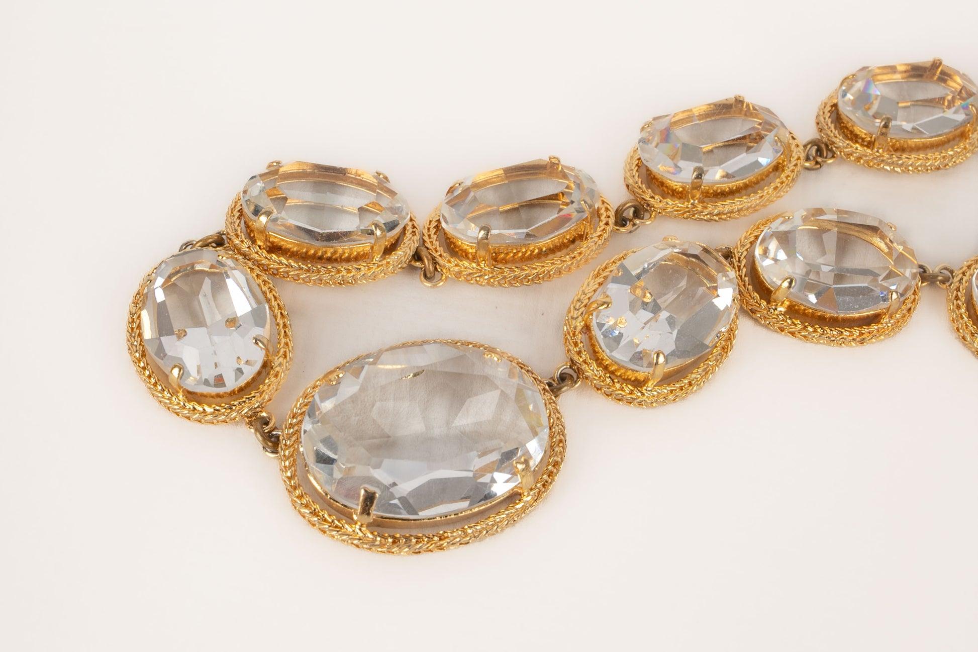 Collana Dior con cabochon trasparenti, 1961 in vendita 1