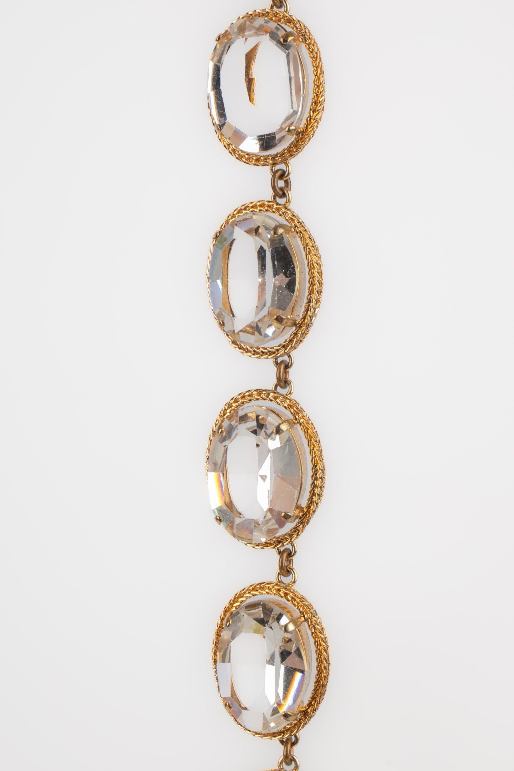Collana Dior con cabochon trasparenti, 1961 in vendita 2