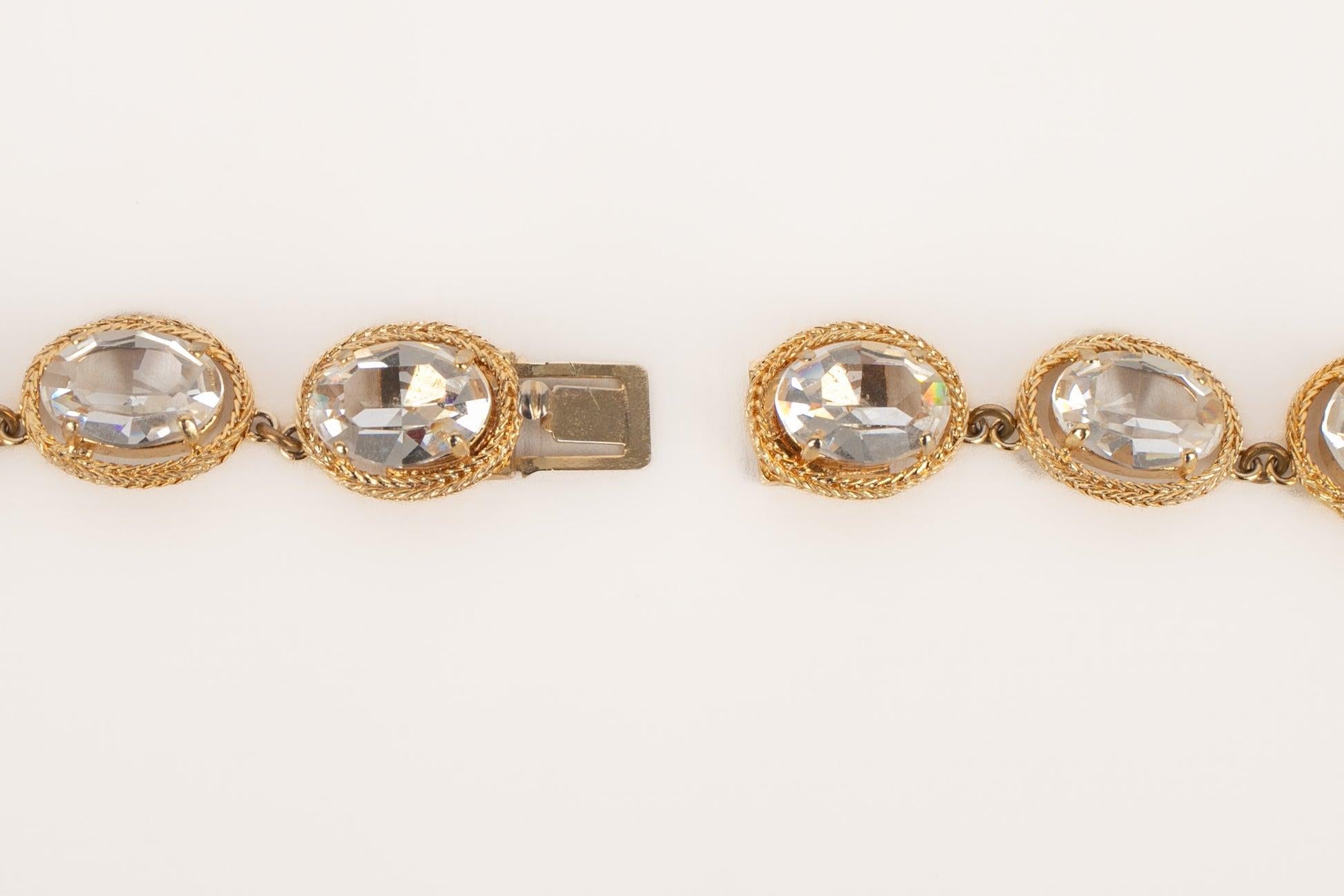 Collana Dior con cabochon trasparenti, 1961 in vendita 3