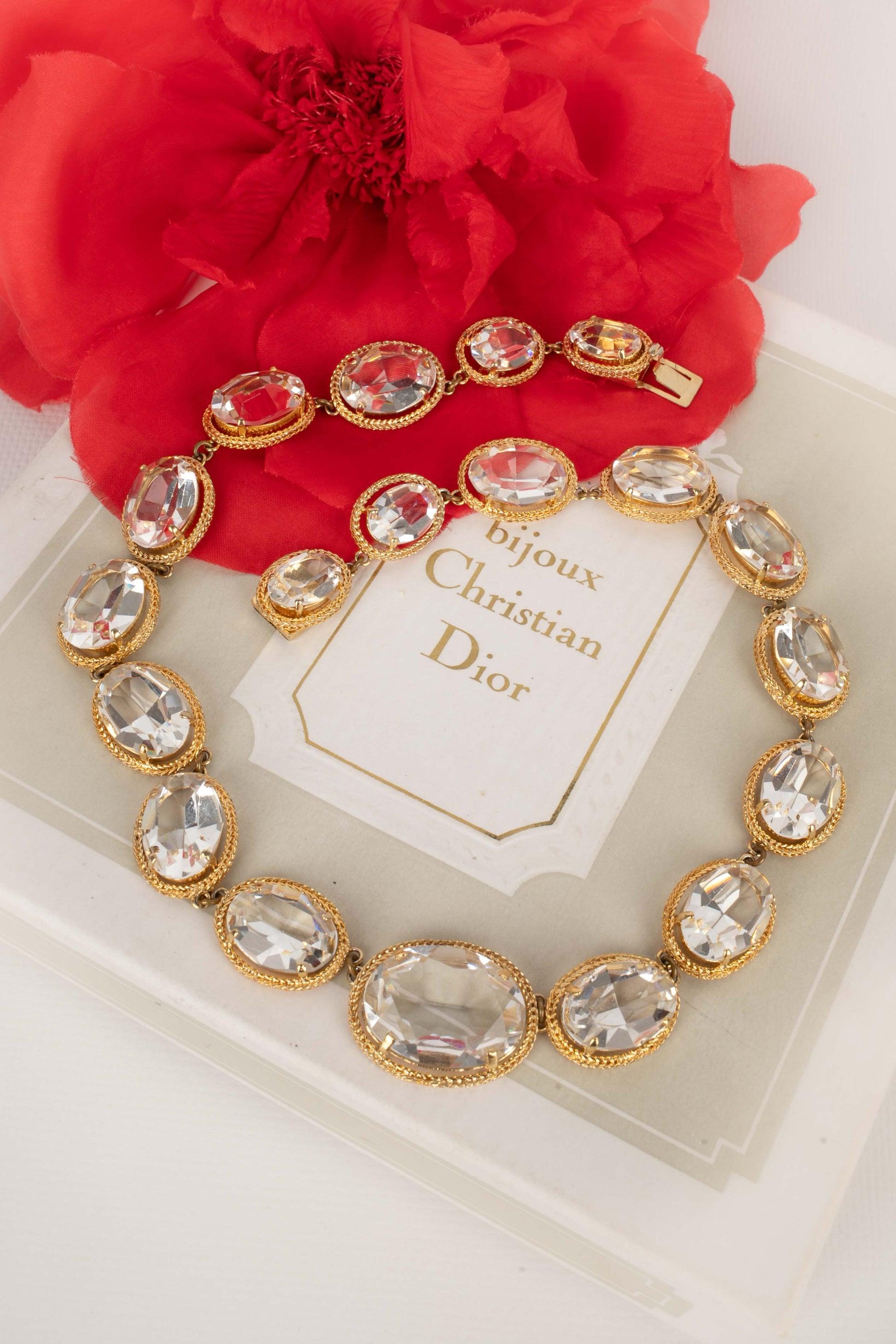 Collana Dior con cabochon trasparenti, 1961 in vendita 4