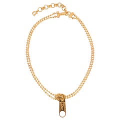 Dior Necklace with Zipper Pendant