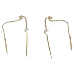 Dior Needle Earring With pearls