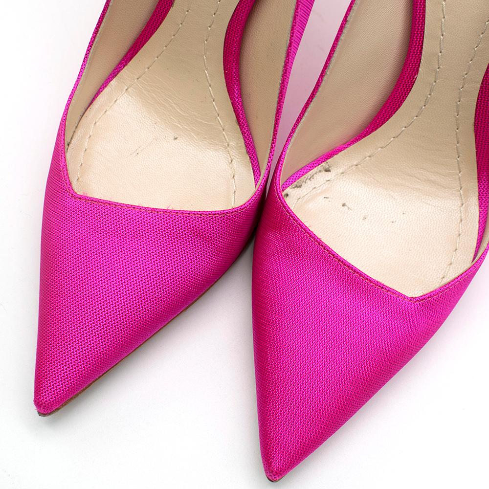 Dior Neon Pink Perpex Pumps SIZE 36 In Good Condition In London, GB