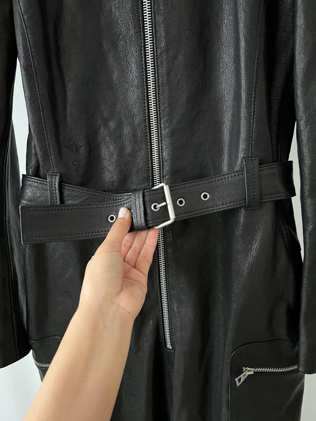 Dior New 9K$ Tuta in pelle nera in vendita 7
