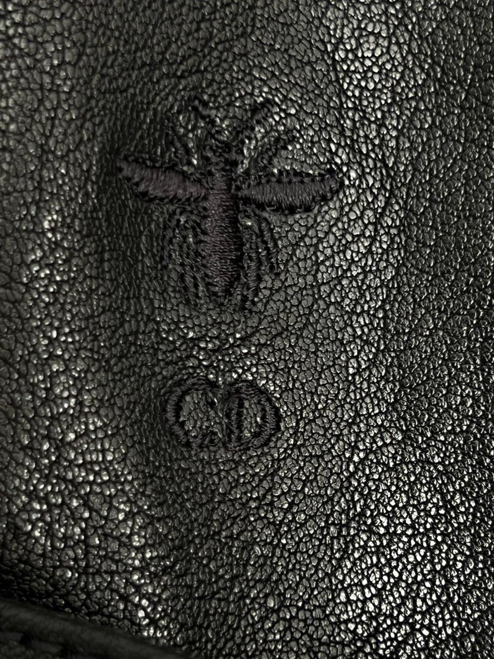 Dior New 9K$ Tuta in pelle nera in vendita 9