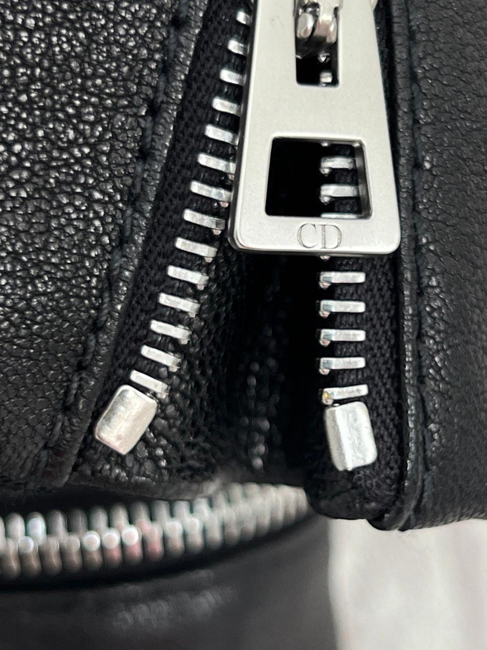 Dior New 9K$ Tuta in pelle nera in vendita 13