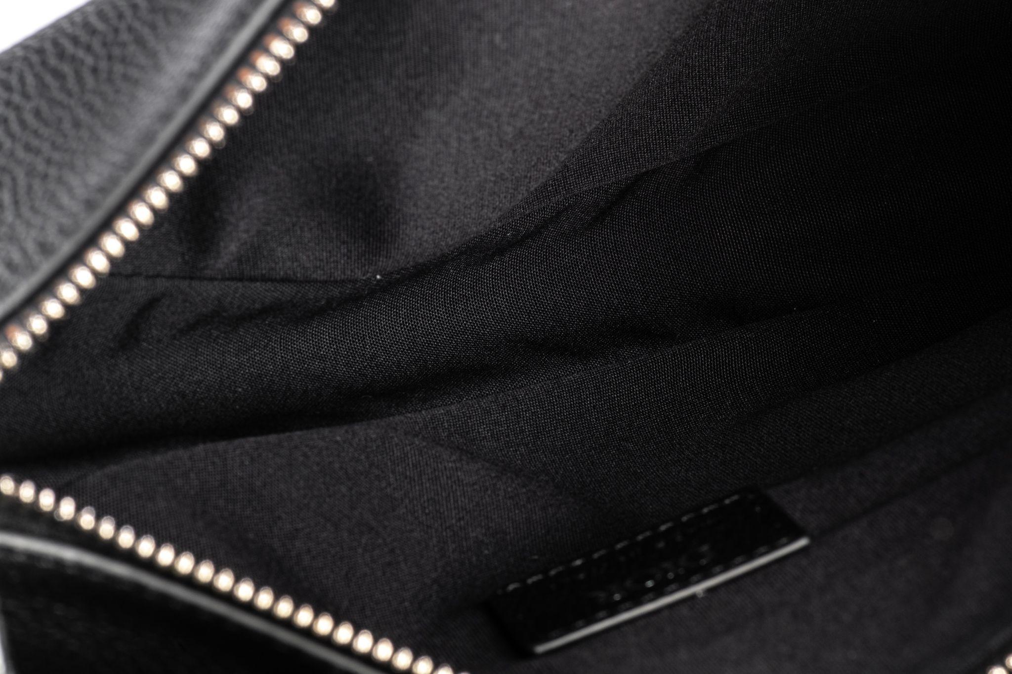 Dior New Black Saddle Crossbody in pelle di vitello nera in vendita 3