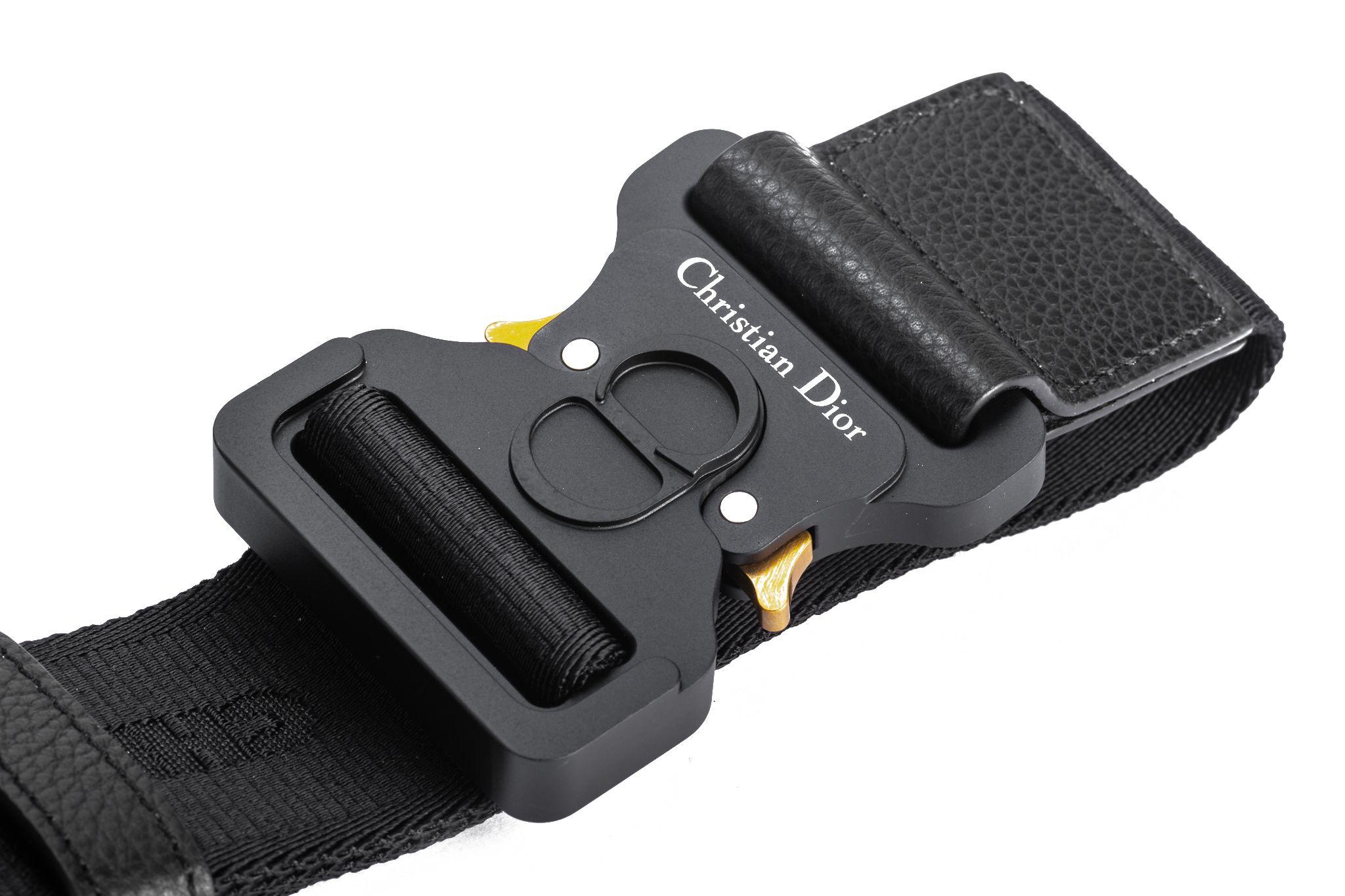 Dior New Black Saddle Crossbody in pelle di vitello nera in vendita 4