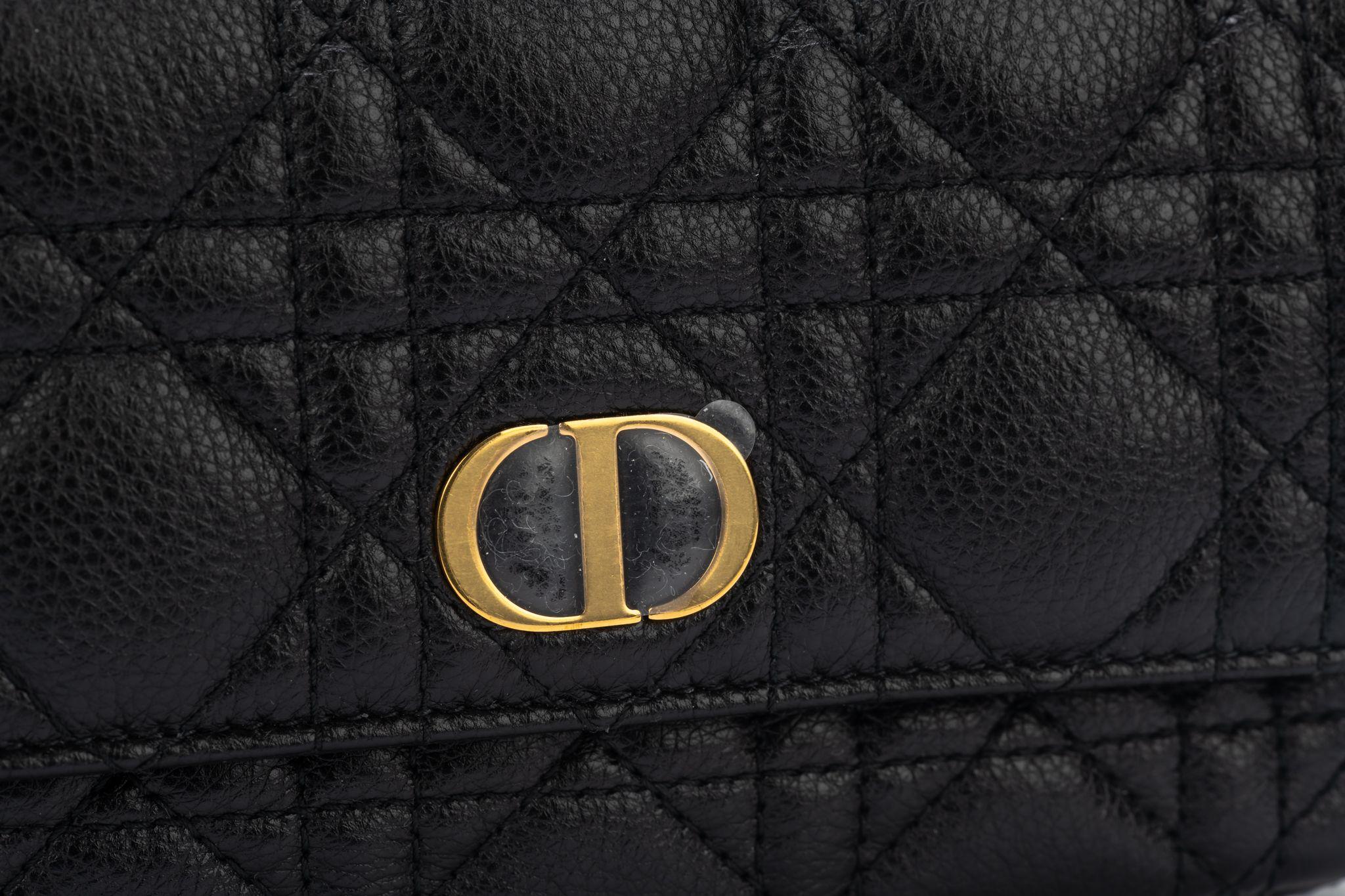 Women's Dior New Caro Pouch Black Cross Body For Sale