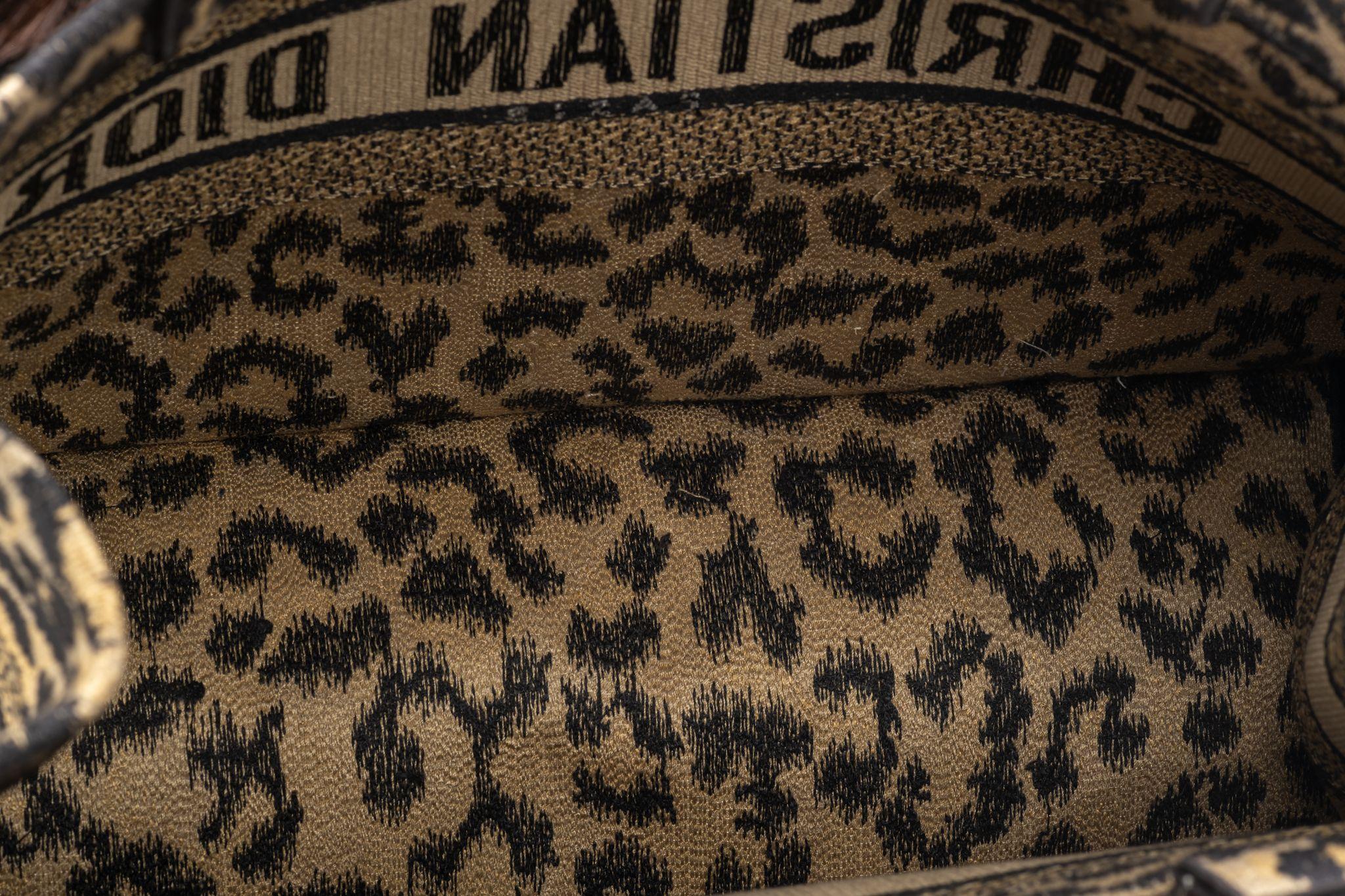 Dior New Cheetah Medium Book Tote 5